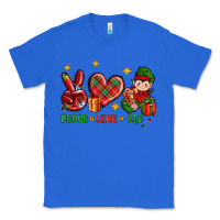 True Royal Peace Love Elf Christmas Classic Tee - BundleAndBundleShop