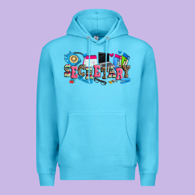 Secretary Premium Hoodie Designed By Zillion Design Studio