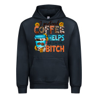Navy i pretend coffee helps but i'm still a bitch Urban Hoodie - Zillion Design Studio