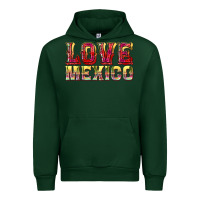 Foreset Green Love Mexico Urban Hoodie - texasbilliewilder