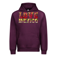 Mauve Wine Love Mexico Urban Hoodie - texasbilliewilder