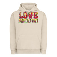 Pigment French Oak Love Mexico Urban Hoodie - texasbilliewilder