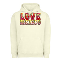 Pigment Pistachio Love Mexico Urban Hoodie - texasbilliewilder