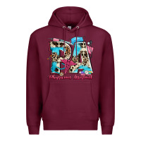 Burgundy pa physician assistant Premium Hoodie - Zillion Design Studio