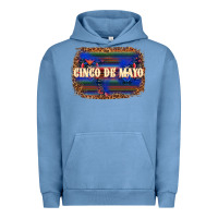 Pigment Pebble Blue Cinco de Mayo Urban Hoodie - texasbilliewilder