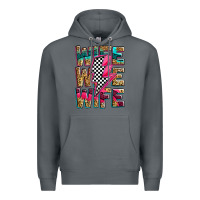 Rock race wife wife wife lightningbolt Premium Hoodie - Zillion Design Studio