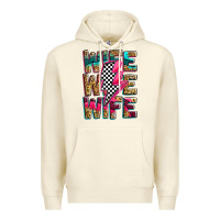 Sandshell race wife wife wife lightningbolt Premium Hoodie - Zillion Design Studio
