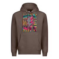 Coffee race wife wife wife lightningbolt Premium Hoodie - Zillion Design Studio