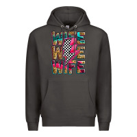 Smoke race wife wife wife lightningbolt Premium Hoodie - Zillion Design Studio