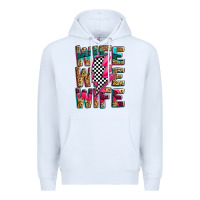 White race wife wife wife lightningbolt Premium Hoodie - Zillion Design Studio