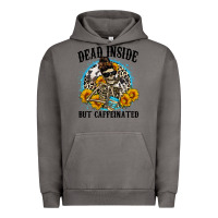 Pigment Tornado dead inside but caffeinated Urban Hoodie - Zillion Design Studio