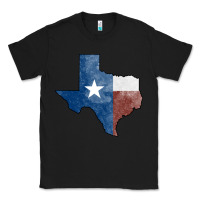 Black Texas Watercolor Map Classic Tee - Jasminsmagicworld