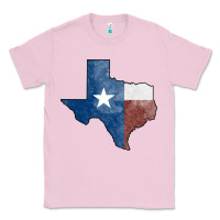 Bubblegum Pink Texas Watercolor Map Classic Tee - Jasminsmagicworld