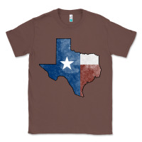 Chestnut Texas Watercolor Map Classic Tee - Jasminsmagicworld