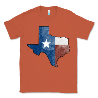 Copper Texas Watercolor Map Classic Tee - Jasminsmagicworld