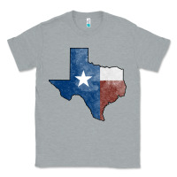 Heather Grey Texas Watercolor Map Classic Tee - Jasminsmagicworld