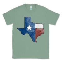 Sage Texas Watercolor Map Classic Tee - Jasminsmagicworld