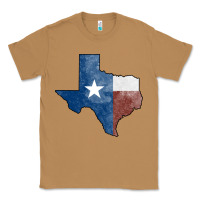 Toasted Coconut Texas Watercolor Map Classic Tee - Jasminsmagicworld