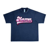 Navy Mama Leopard Urban Heavy Tee - RanaPortraitStore