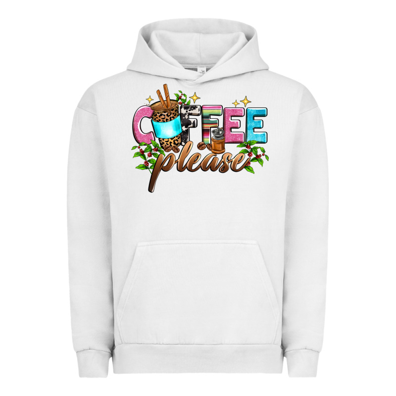 Coffee Please Urban Hoodie by Zillion Design Studio | Teevron