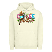 Pigment Pistachio coffee please Urban Hoodie - Zillion Design Studio