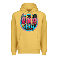 Antique Gold race day Premium Hoodie - Zillion Design Studio