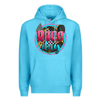 Ocean Blue race day Premium Hoodie - Zillion Design Studio