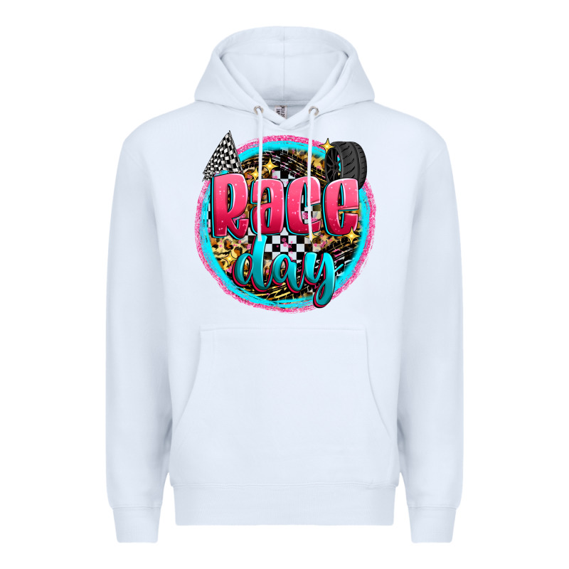 Race Day Premium Hoodie by Zillion Design Studio | Teevron