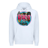 White race day Premium Hoodie - Zillion Design Studio
