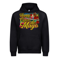 Black Happy Cinco de Mayo Urban Hoodie - texasbilliewilder