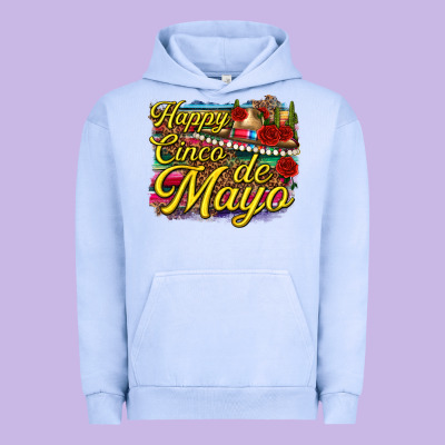 Happy Cinco De Mayo Urban Hoodie Designed By Texasbilliewilder