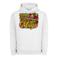 Pigment Lunar Rock Happy Cinco de Mayo Urban Hoodie - texasbilliewilder
