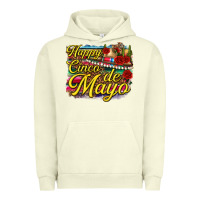 Pigment Pistachio Happy Cinco de Mayo Urban Hoodie - texasbilliewilder