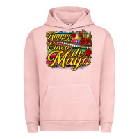 Pigment Salmon Happy Cinco de Mayo Urban Hoodie - texasbilliewilder