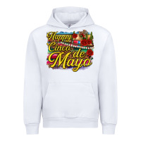 White Happy Cinco de Mayo Urban Hoodie - texasbilliewilder