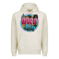 Oatmeal Heather race day Premium Hoodie - Zillion Design Studio