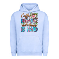 Pigment Grape Ice coffee because adulting is hard Urban Hoodie - Zillion Design Studio