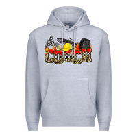 Heather Grey race coach Premium Hoodie - Zillion Design Studio