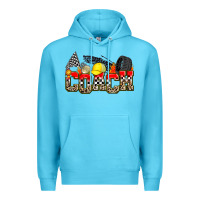 Ocean Blue race coach Premium Hoodie - Zillion Design Studio