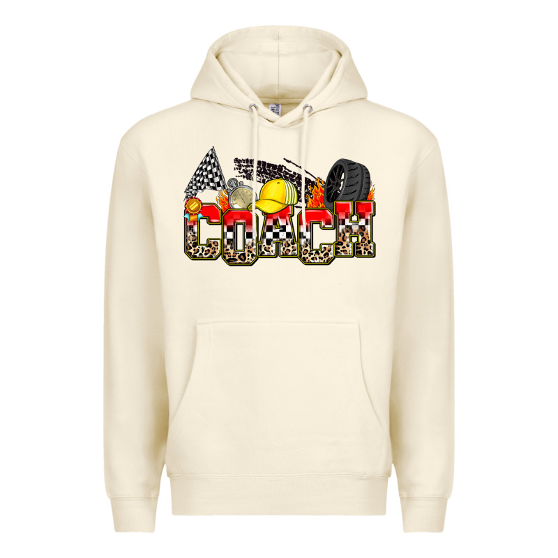 Race Coach Premium Hoodie by Zillion Design Studio | Teevron