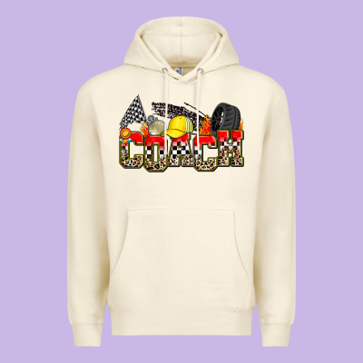 Race Coach Premium Hoodie Designed By Zillion Design Studio