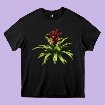 Bromeliads Heavy Core Tee Designed By Lillyallendesigns