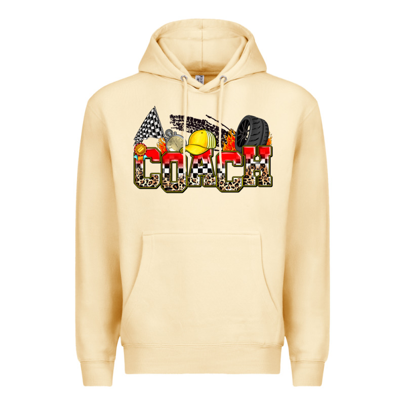 Race Coach Premium Hoodie by Zillion Design Studio | Teevron