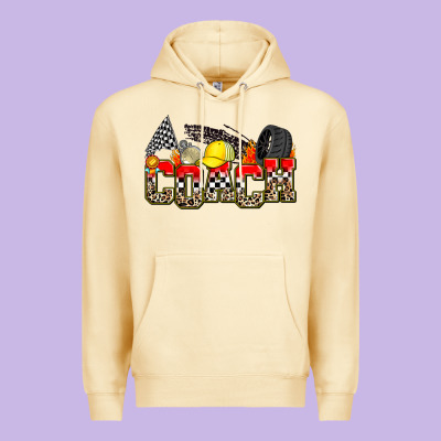 Race Coach Premium Hoodie Designed By Zillion Design Studio