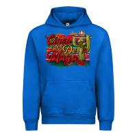 Cobalt Cinco de Mayo Cactus Urban Hoodie - texasbilliewilder