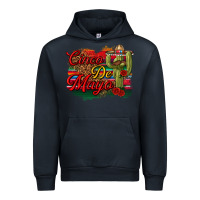 Navy Cinco de Mayo Cactus Urban Hoodie - texasbilliewilder