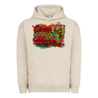 Pigment French Oak Cinco de Mayo Cactus Urban Hoodie - texasbilliewilder