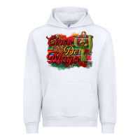 White Cinco de Mayo Cactus Urban Hoodie - texasbilliewilder