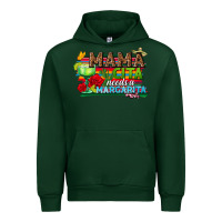 Forest Green Mama Cita Needs a Margarita Urban Hoodie - texasbilliewilder