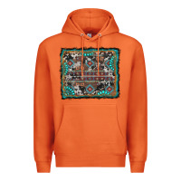 Aztec Background With Gemstone And Cowhide Premium Hoodie | Teevron